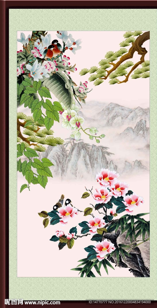 工笔画花鸟