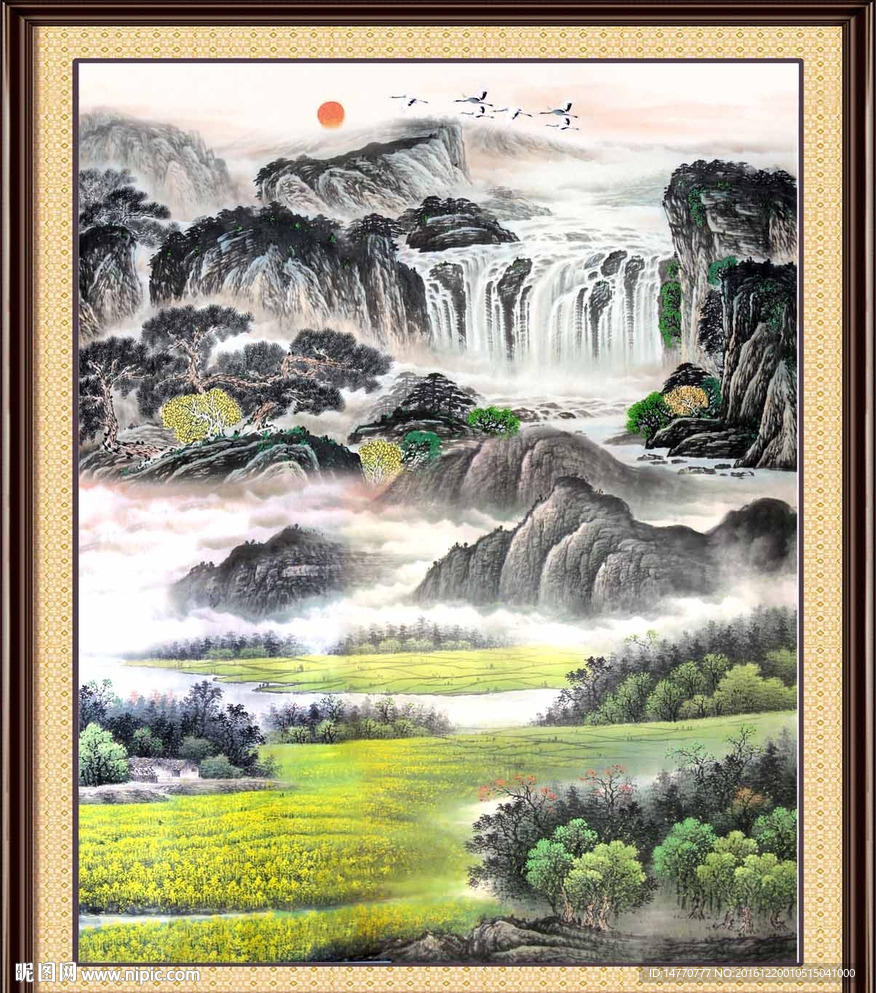 国画山水