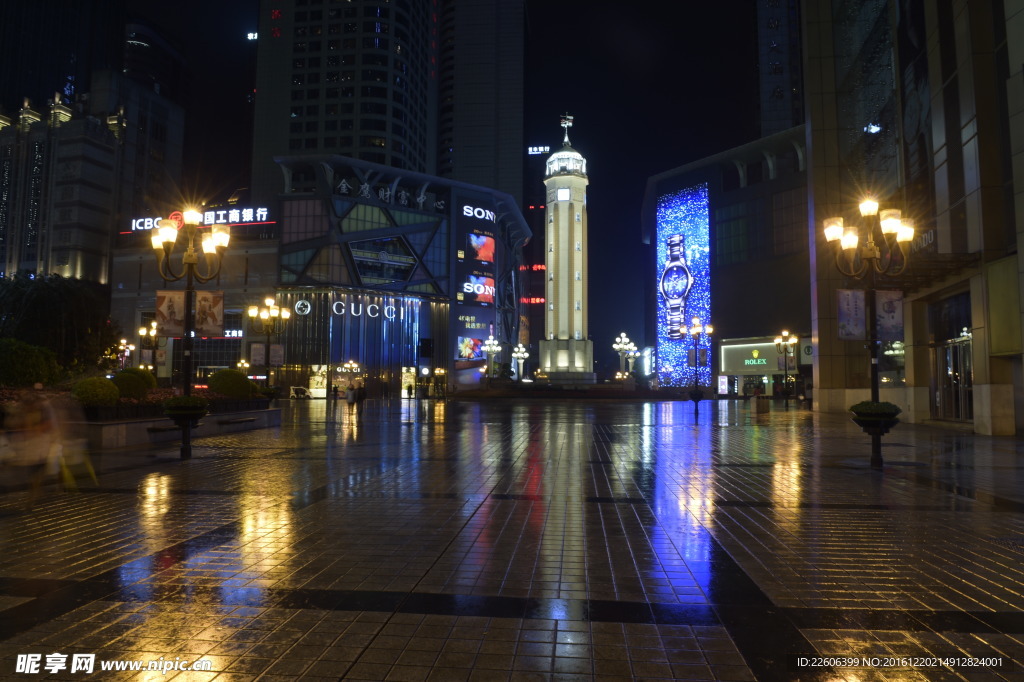 解放碑夜景