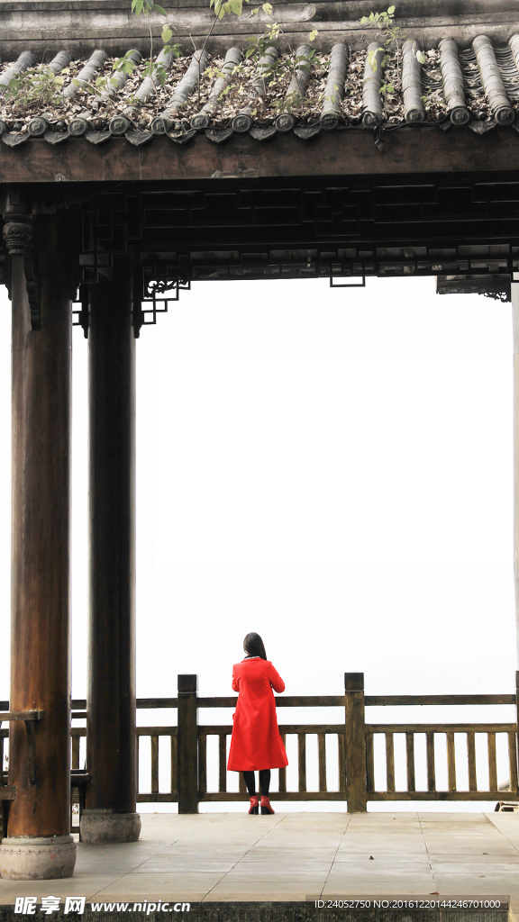 仿古建筑观景台