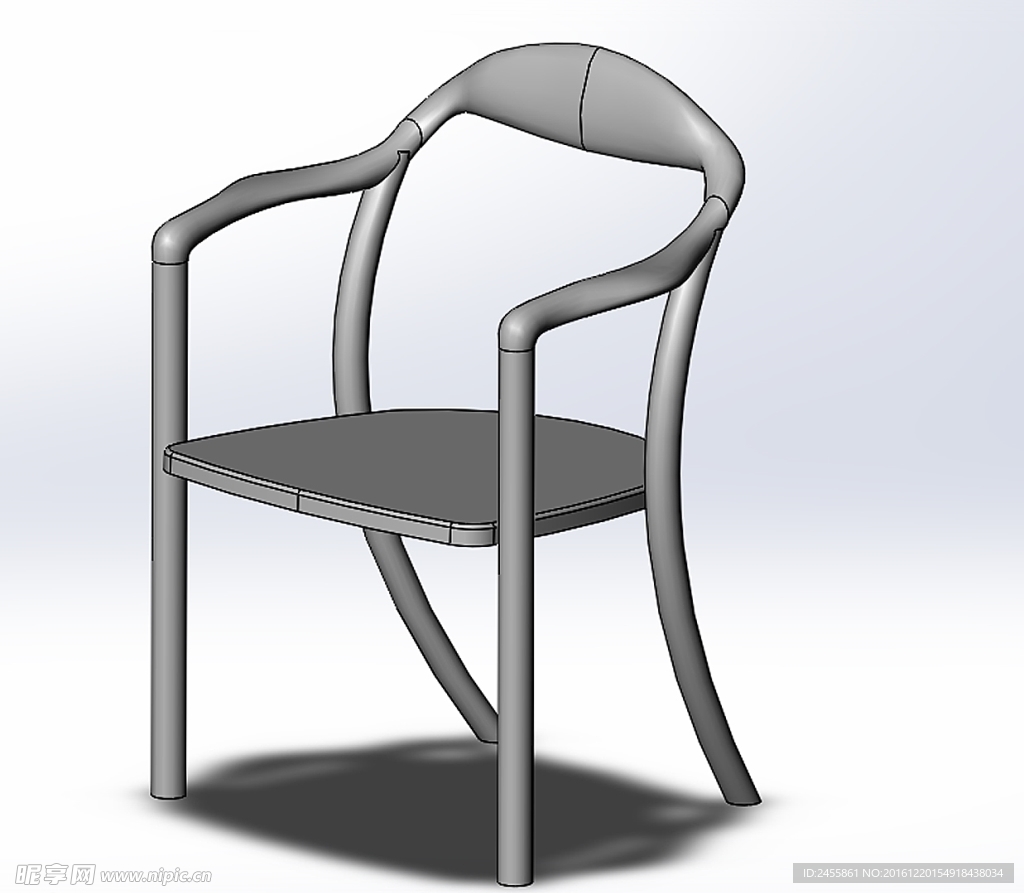 北欧风格椅子模型