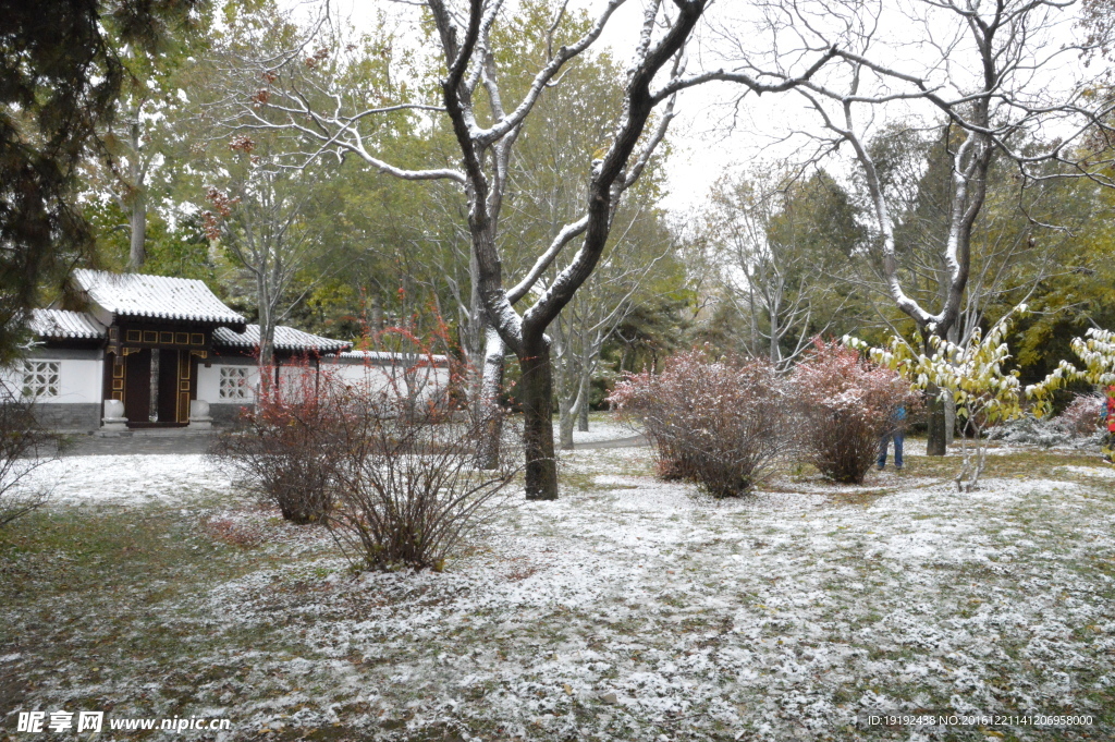 初雪陶然亭