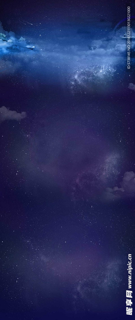 精美BANNER紫色星空素材