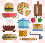 食物和厨具