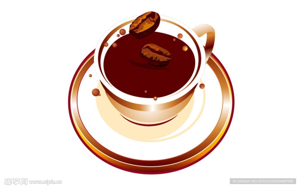 咖啡杯矢量图
