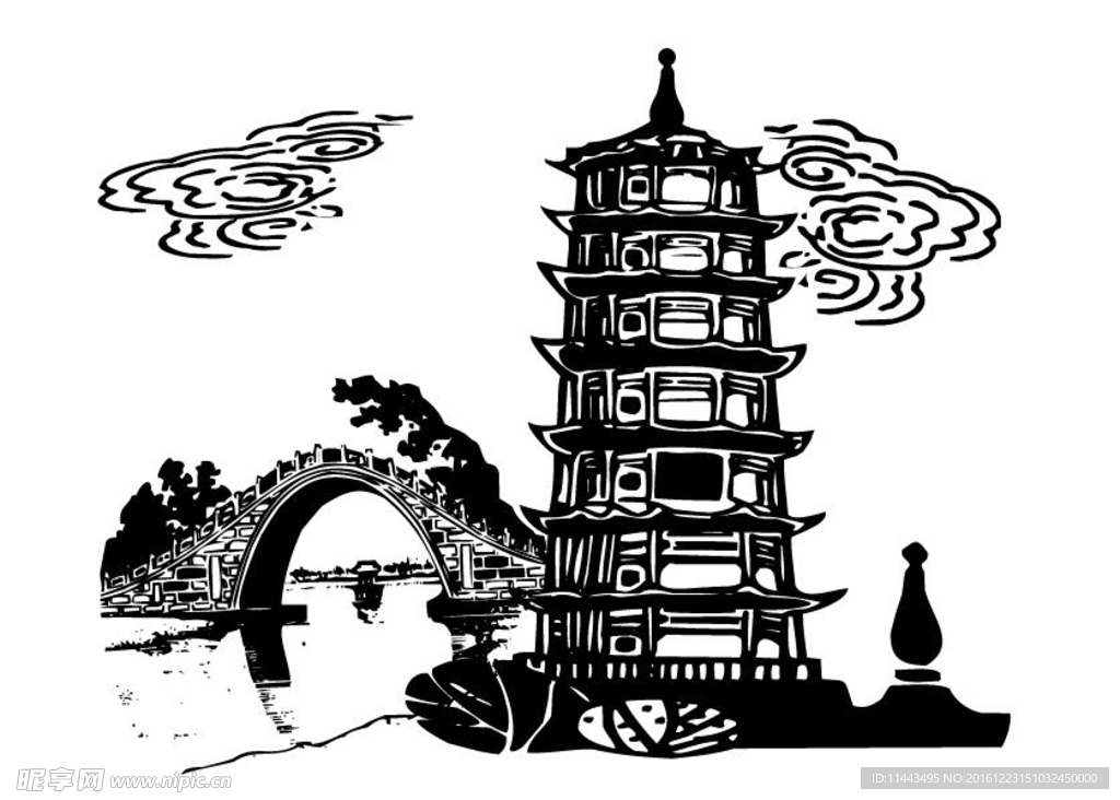 建筑矢量