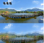 唯美山间山水图片梦幻视频