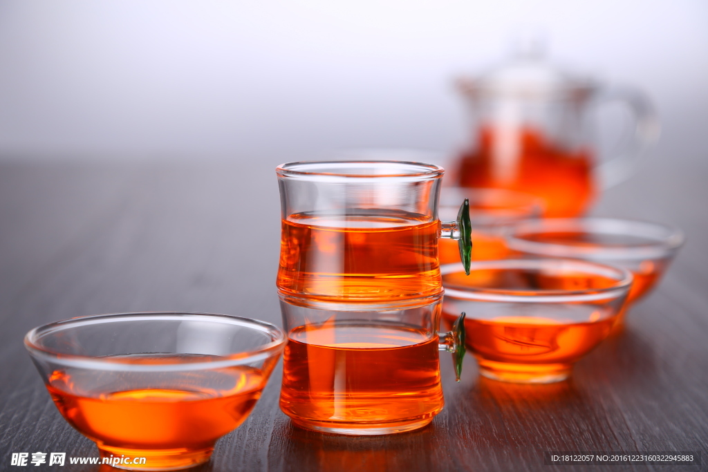 茶道-玻璃茶杯