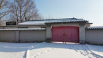 雪后的院墙