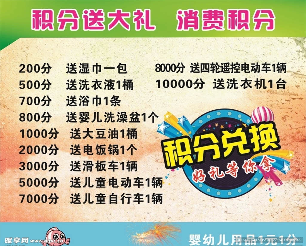 积分大礼奶粉大礼包兑换奶粉