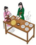 包饺子