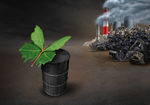 石油工业城市污染景观的背景