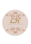 香槟色婚礼LOGO效果图素材