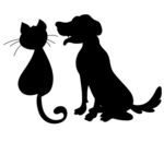 猫狗剪影