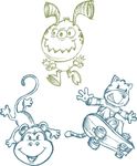 素描动物