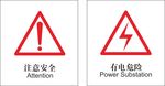 注意安全 有电危险