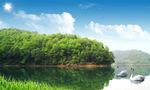 山水背景素材