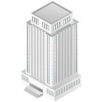 立体建筑图标