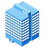 立体建筑图标