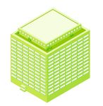 立体建筑图标