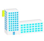 立体建筑图标