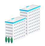 立体建筑图标