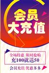 会员充值海报