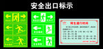 学校 安全出口标示