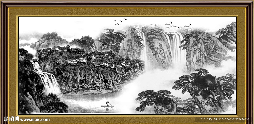 水墨国画