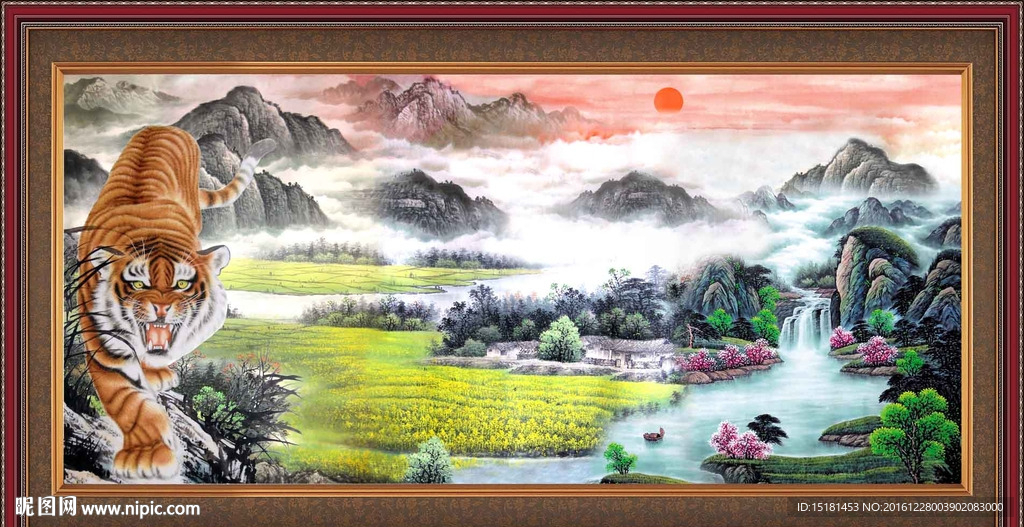 国画老虎