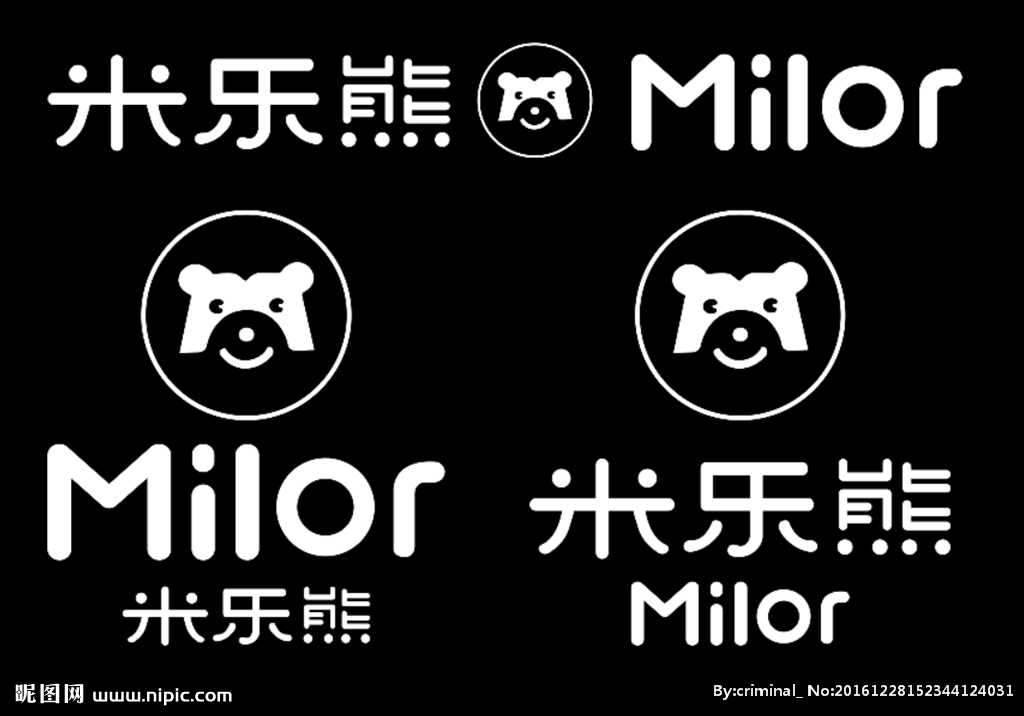 米乐熊logo
