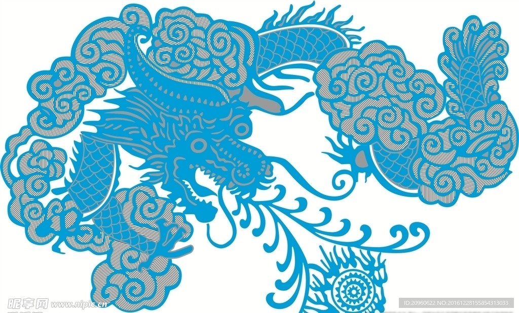 中国龙纹路
