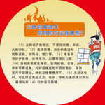火灾自救方法漫画设计PSD