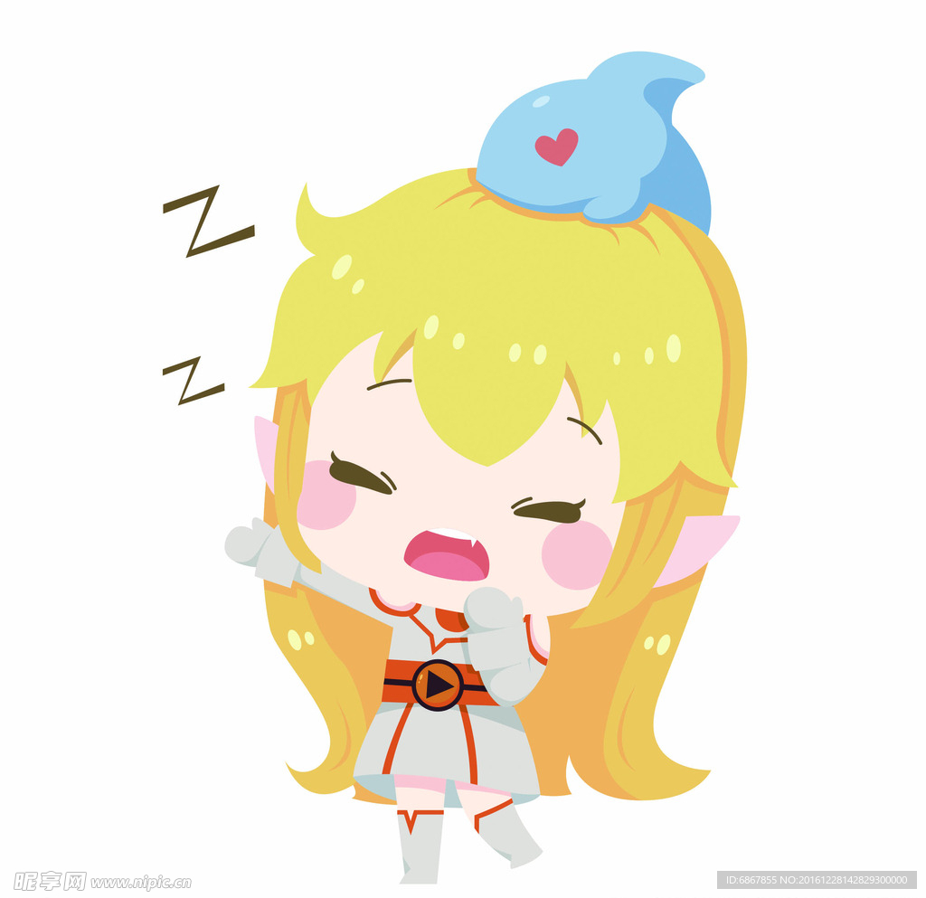 鲨鱼娘 斗鱼卡通画