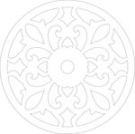 圆形雕花