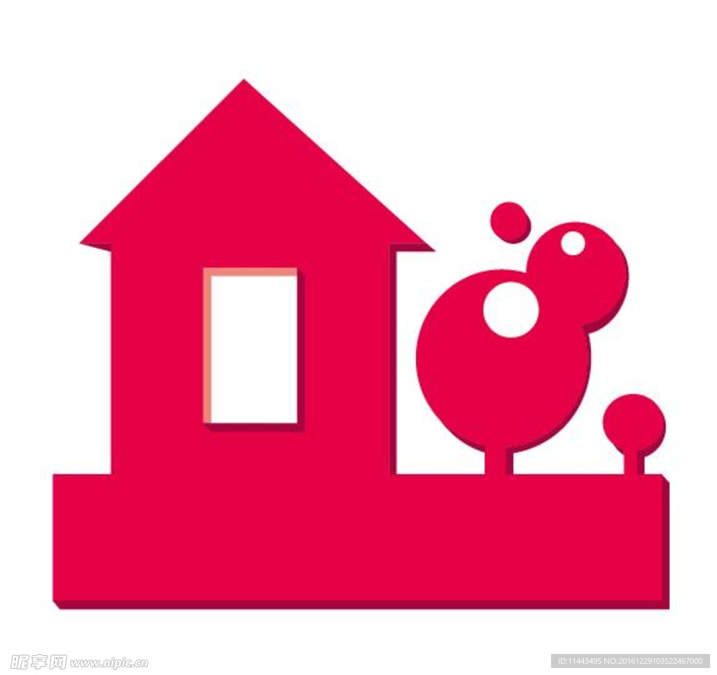 房子logo