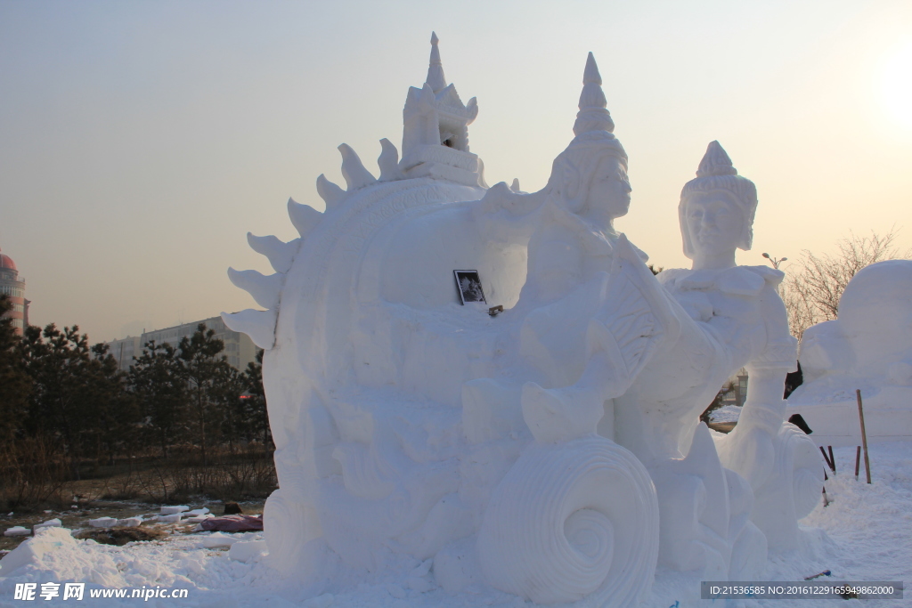 泰国雪雕