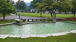 瑞士因特拉肯小镇喷泉