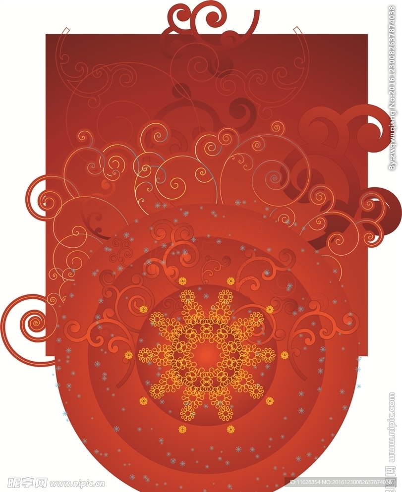 红包花纹