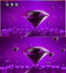 紫色婚庆庆典视频AVI背景视频