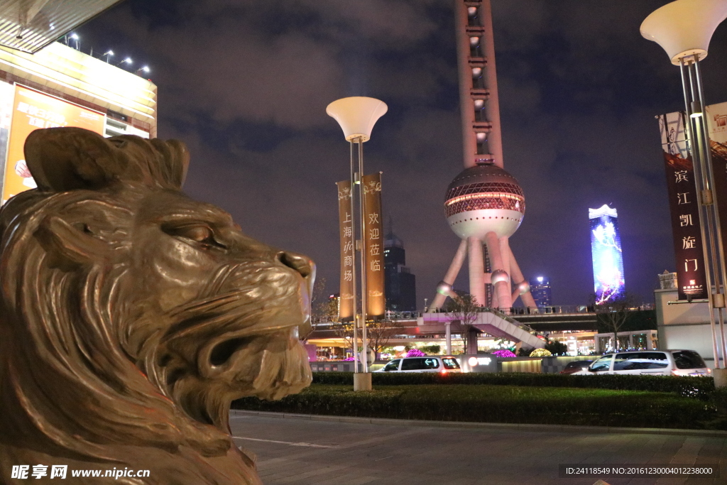 东方明珠夜景