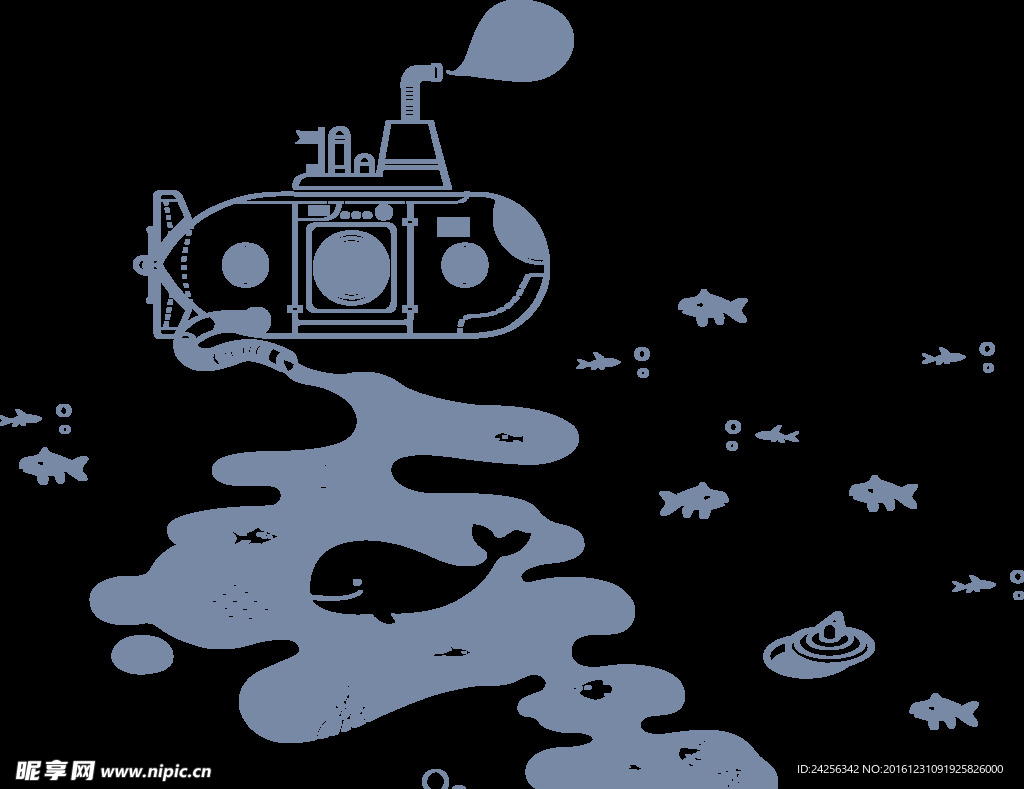 潜水艇 海底世界