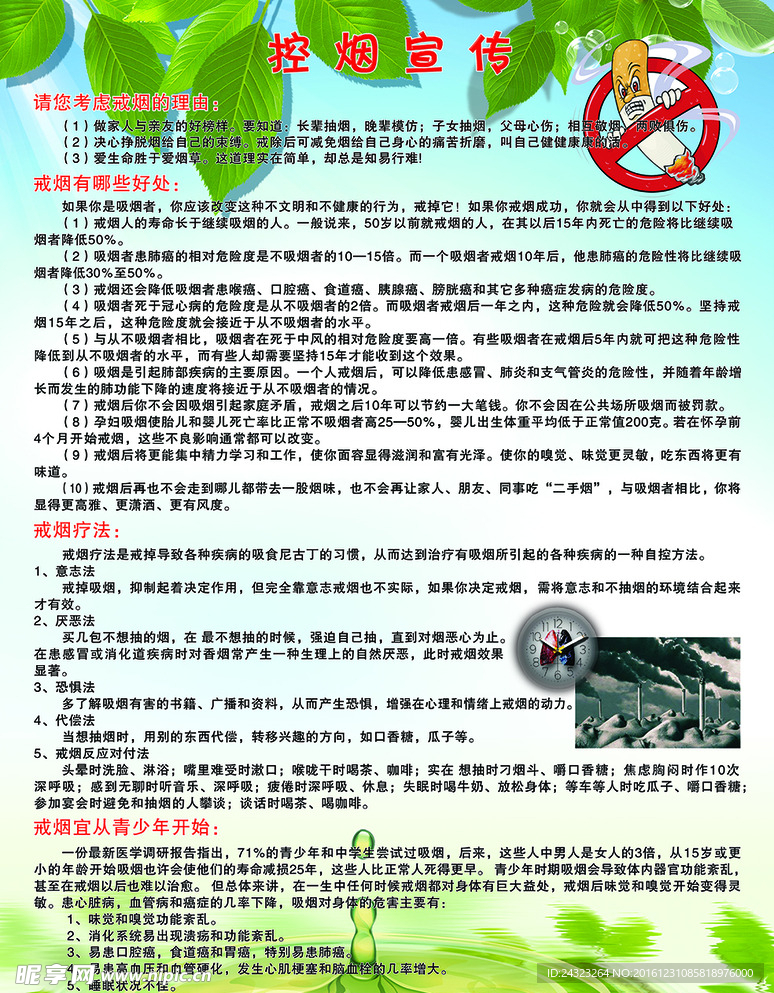 医院控烟宣传