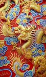 浮雕彩雕中国龙玄关隔断