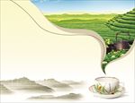 广告海报系列之茶道展架模板