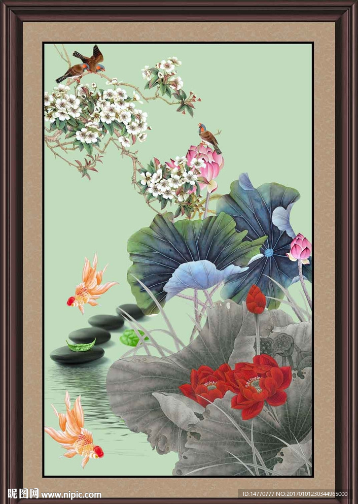 荷花图