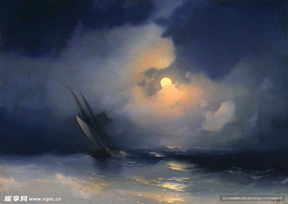 欧式海景油画 海景油画 风景