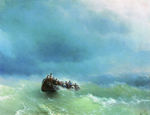 欧式海景油画 风景油画 手绘