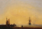 欧式海景油画 海景油画 风景