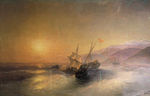 欧式海景油画 风景油画 手绘